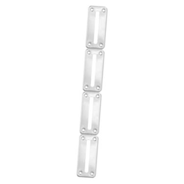 Imagem de Generic Slot Para Notas De Aço Inoxidável 4 Unidades Recepção Selos Suporte Conselho Contêiner Slot Para Reparar Moedas Armazenamento De Moedas Slot Decorativo Clipe
