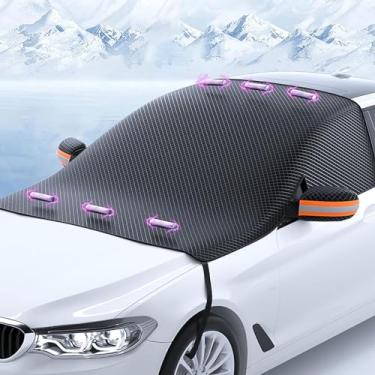 Imagem de Capa de para-brisas de carro Frost Winter para Citroen C4 Aircross Picasso 2006-2019 2020 2021 2022 2023 2024, protetor solar de para-brisa proteção contra gelo pára-brisas de neve, acessórios para carro, A