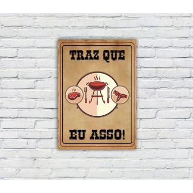 Imagem de Placa Decorativa MDF Cantinho do Churrasco 20