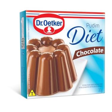 Imagem de Dr.Oetker Dr. Oetker Pudim Diet Sabor Chocolate Pó Para Preparo De Sobremesa Consistência Cremosa E Sabor Delicioso 30G