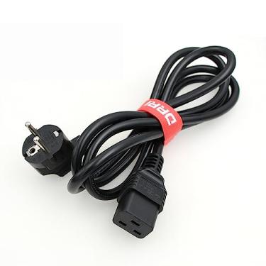 Imagem de DRRI Cabo de alimentação Europe Schuko Plug CEE 7-7 16A 250V para IEC 60320 C19 para servidores | PDU | Computadores de PC | Monitores