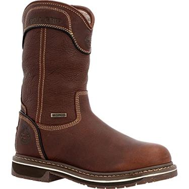 Imagem de Georgia Boot AMP LT Edge Bota de trabalho feminina impermeável sem fecho, Marrom, 10