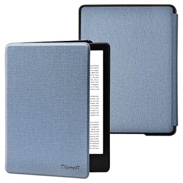 Imagem de Tilomofi Capa Kindle para Kindle Paperwhite de 6,8" (11ª geração - 2021) e Kindle Paperwhite Signature Edition, para Kindle 2021 eBook Reader com Auto Sleep/Wake, Sapphire