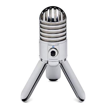Imagem de Microfone Samson Meteor - USB (Prata)