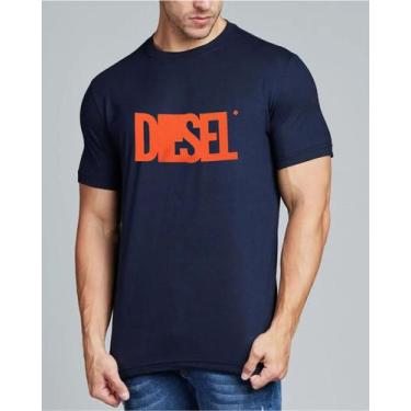 Imagem de Camiseta Diesel Large Print Azul Marinho