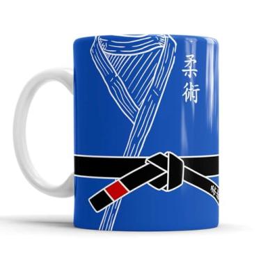 Imagem de Caneca Kimono Azul Jiu Jitsu Faixa Preta