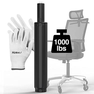 Imagem de Cilindro de elevação a gás para cadeira de escritório - peças de reposição para cadeiras de escritório, cilindro de elevação a gás resistente cabe na maioria das cadeiras, pistão pneumático hidráulico classe 4 de ponta mais alta, tamanho universal