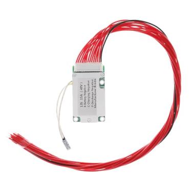 Imagem de Bisida Placa de proteção PCB 13S BMS 48V 15A Li-ion com NTC, dez proteções funcionais, portas divididas, para bateria de íon de lítio (13S 48V 15A)