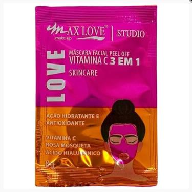 Imagem de Máscara Facial Peel Off Vitamina C 3 em 1 Max Love: Clareamento, Hidratação e Rejuvenescimento - Pele Radiante e Saudável com Tratamento Antioxidante