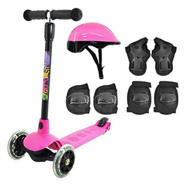 Imagem de Patinete Júnior com Acessórios Rosa, DM Radical