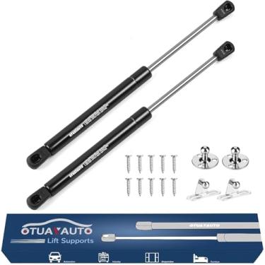 Imagem de OTUAYAUTO C16-11028 Suporte a gás de 30,5 cm - Suporte de elevação universal de 178N/18 kg - Caixa de ferramentas de caminhão Tampa de caixa de ferramentas de proteção contra intempéries Leer Carcaça