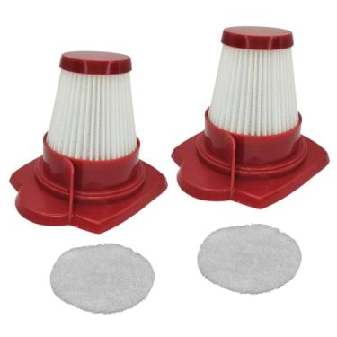 Imagem de Kit 2un Filtro Hepa Vermelho Espuma Compatível com Aspirador Electrolux STK12A15 A22780601 A21796701