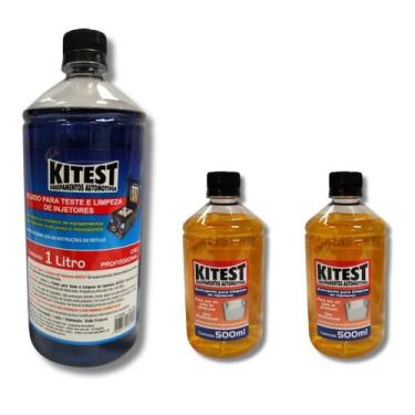 Imagem de Kit 1 Fluido Test/ De Bicos Injetores + 2 Detergentes - Kitest