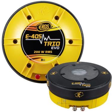 Imagem de Driver Eros E405 Trio Evo Fenólico 200W Rms 400W Pmpo 8 Ohms 2" Amarel