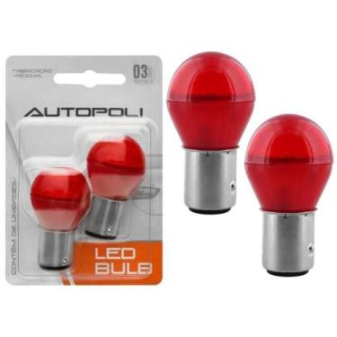 Imagem de Lâmpada Led Bulb BA15S 3W 12V Vermelho - autopoli