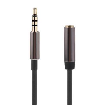 Imagem de Cabo extensor P3 4 vias para headset com microfone celular notebook - 