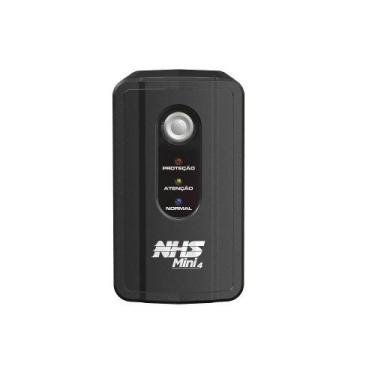 Imagem de Nobreak NHS Mini 4 Senoidal 600VA Ent. Bivolt S.220V ou Conf 120V Bat 
