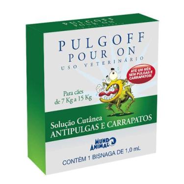Imagem de Antipulgas Pour On Mundo Animal para Cães de 7kg a 15kg - 1 unidade