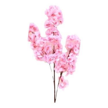Imagem de Haste Flor De Cerejeira Artificial Plantas Decorações - Lidernet , Ros