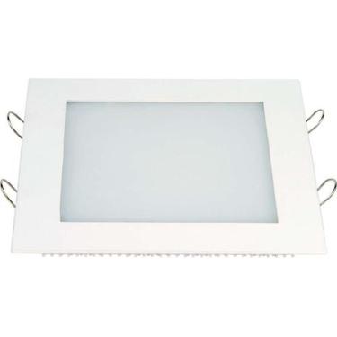 Imagem de Luminária painel led 18w lux quadrado embutir - taschibra, 4000K