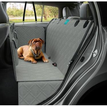Imagem de Capa Protetora De Banco Traseiro Carro Luxo Impermeável Cachorros E Ga
