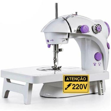 Imagem de Mini Máquina De Costura Iluminação Led Mesa Extensora - Lorben, 220V