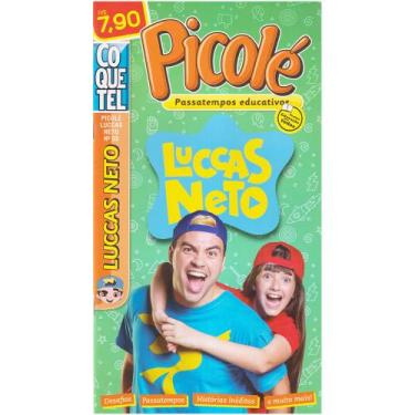 Imagem de Revista Infantil Picolé Passatempos Educativos Com Luccas Neto Ed. 03 