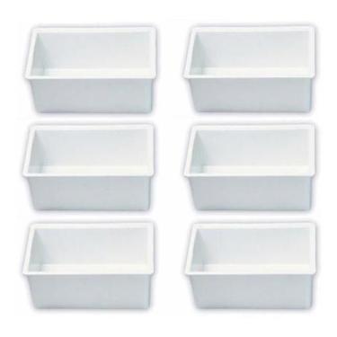 Imagem de Forma Queijo Mussarela 1Kg Retangular Injesul (6 Unidades )