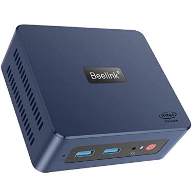 Imagem de Beelink Mini PC, Mini S Mini Computador 11ª Geração Quad-Core N5095, Computadores de Mesa 8G DDR4 RAM 256G SSD 4K UHD Dual HDMI, 2.4G+5G WiFi Gigabit Ethernet/BT4.0 para Escritório/Casa/WOL/HTPC/W-11