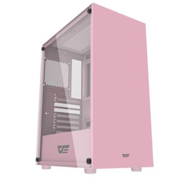 Imagem de Gabinete Gamer Aigo DarkFlash DK100, Mid-Tower, Lateral de Vidro, Rosa