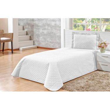 Imagem de Colcha Cobre Leito Solteiro 02 Peças Kaique Toque Macio Otimo Preço En