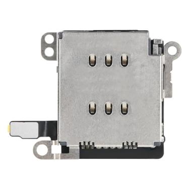 Imagem de Risidamoy Substituição de leitor de cartão SIM único para iPhone 13, adaptador de slot de cartão SIM, versão dos EUA para iPhone13, peças de reposição de reparo de telefone celular para A2631, A2633,