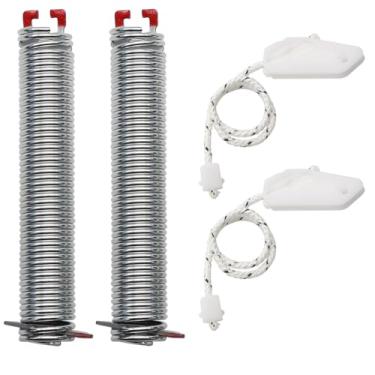 Imagem de Pacote com 2 00754866 Kit de molas de porta de lava-louças compatível com máquina de lavar louça Bosch, Thermador, Gaggenau substitui AP5804978 PS8770519 00623540 4163808