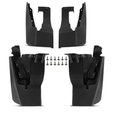 Imagem de A-Premium Conjunto de 4 peças de protetores de lama com kits de hardware compatíveis com Mercedes-Benz Sprinter 2006-2017 e Volkswagen Crafter, SRW, dianteiro e traseiro (lado do motorista e