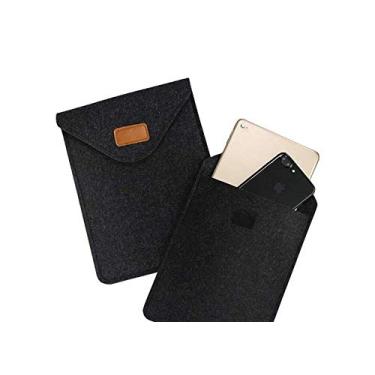Imagem de Capa para tablet de feltro de 9,7 a 11 polegadas para Samsung Galaxy Tab S6 Lite/A7 10.4/ A8 10.5/ Tab S9/S8/S7 11, iPad Air 5 10.9 iPad 10.2/9.7 iPad Pro 11, Fire HD 10, Fire Max 11, Surface Go