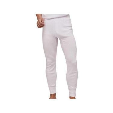 Imagem de Ceroula Hering Masculina 100% Algodao 7700 Branco, M, Branco
