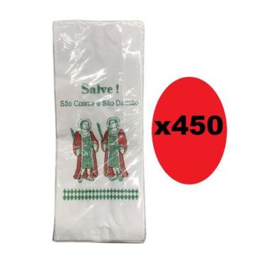 Imagem de Kit 450 Saquinhos de Papel São Cosme E Damião personalizado - Lynx pro