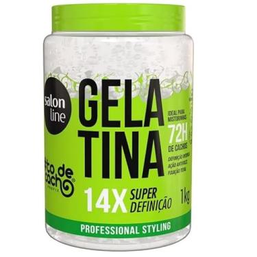 Imagem de Salon Line, Gelatina Capilar, ToDeCacho, Super Definição, Vegano - Cabelos Ondulados, Cacheados e Crespos, 1 Kg