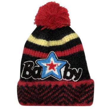 Imagem de Gorro Touca Infantil Forro Interno Quentinho Com Pompom Menino Menina 