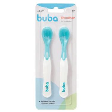 Imagem de Kit Colher Termo Sensível- Buba, Azul