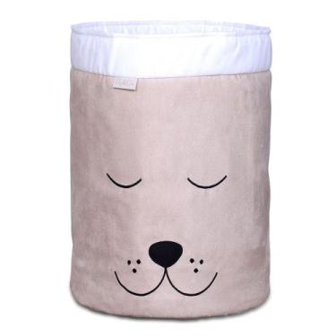 Imagem de Cesto Organizador Para Brinquedos  - Bebê & Enxoval, Cachorro Cáqui/Cr