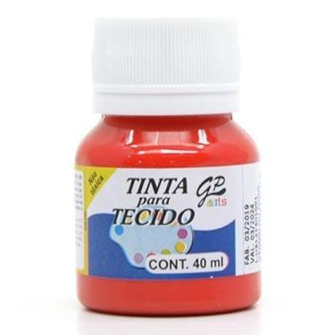 Imagem de Tinta para Tecido Gato Preto 40ml - Cores 2, 401 TANGERINA