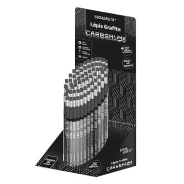 Imagem de LÁPIS GRAFITE MADEIRA C/ BORR. CARBON LINE - DISPLAY C/ 36 UND LEO&LEO