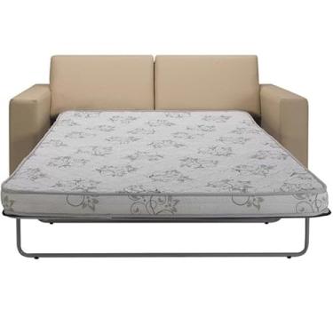 Imagem de Sofá-cama 3 Lugares Casal Herval Elastic, Corano Creme, 185 cm