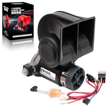 Imagem de Buzina a ar FARBIN de 24 V com compressor, para trens, caminhões, automóveis, superalta, com chicote elétrico