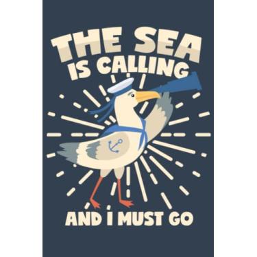 Imagem de Das Meer ruft mich: Notizbuch (120 Seiten, 15x23cm, gepunktet) Dotted Bullet Grid Tagebuch Journal