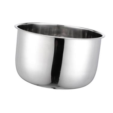 Imagem de IEUDNS Panela de arroz forro panela elétrica panela interna kithcen ferramenta redonda panela interna de aço inoxidável para panela de arroz doméstico, 12 a 12.05 Cm