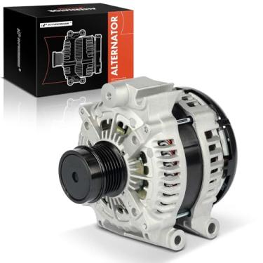 Imagem de A-Premium Alternador compatível com Ram ProMaster 1500 2014-2021 3,6L, ProMaster 2500 2014-2021 3,6L, ProMaster 3500 2014-2021 3,6L, 12V 180A 6 sulcos polia desacopladora no sentido horário,