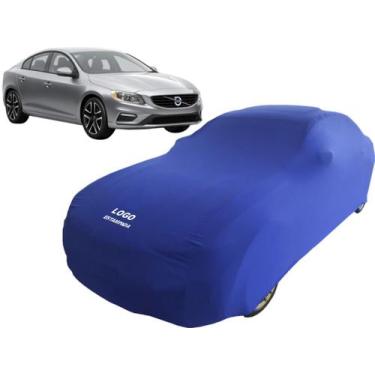 Imagem de Capa De Tecido Para Proteção Carro Volvo S60 - Mz, Azul