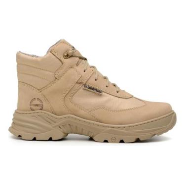 Imagem de Bota  Masculina Feminina De Couro Legitimo Areia Trilhas - SPECTRUN, A